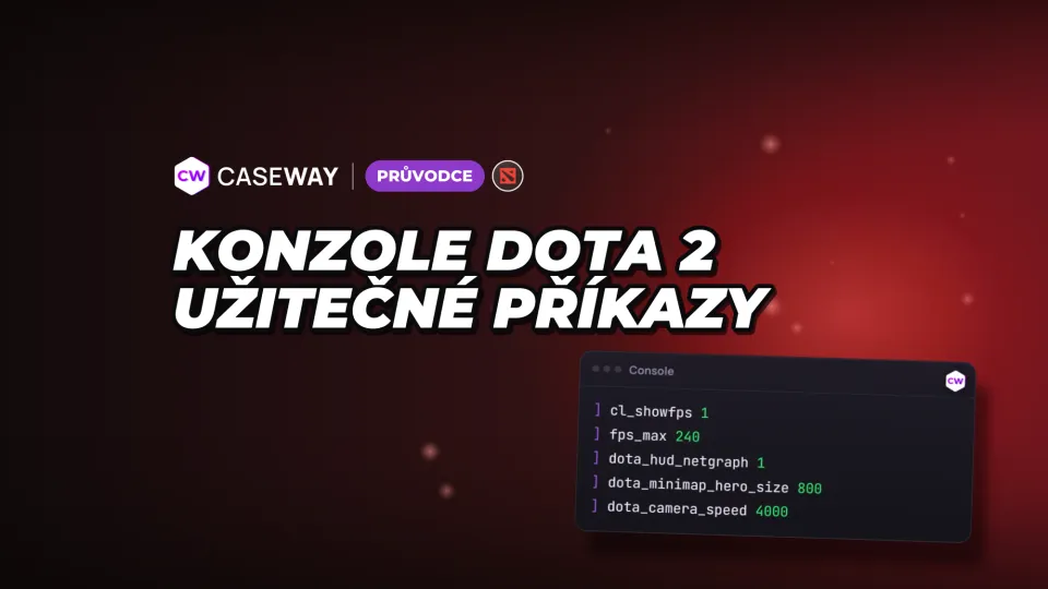Konzolové příkazy v Dota 2: FPS, minimapa, kamera a vlastní config