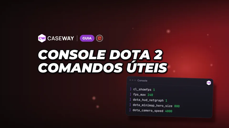 Comandos de console do Dota 2: FPS, minimapa, câmera e config própria