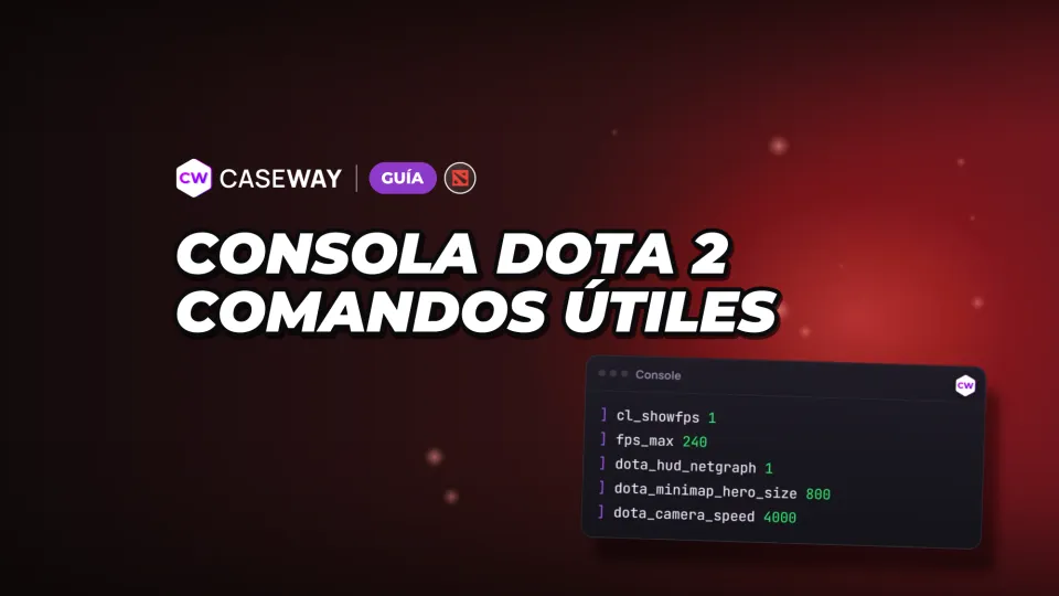 Comandos de consola de Dota 2: FPS, minimapa, cámara y configuración