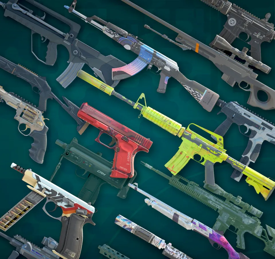 Arme din colecția Spy Tech din CS2 — ilustrație Valve