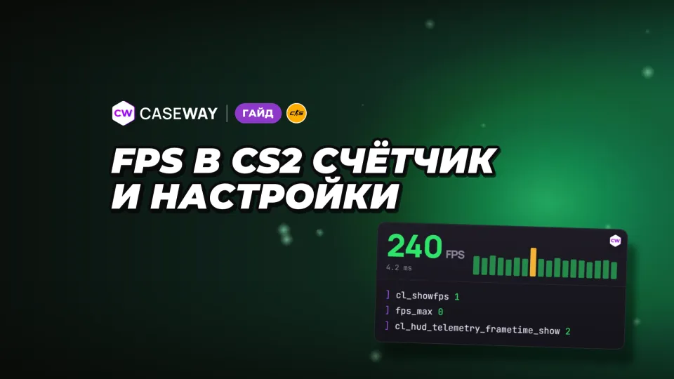 FPS в CS2: как включить счётчик, команды и настройки графики