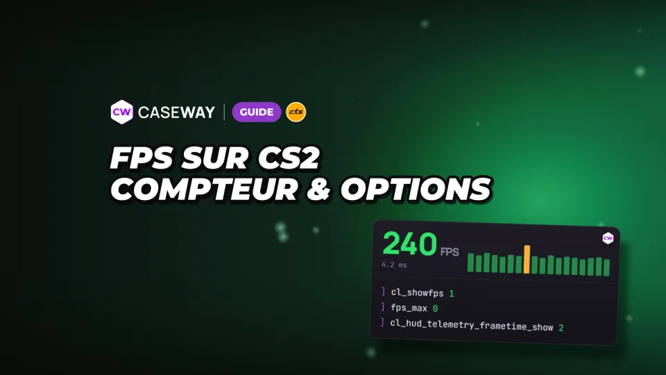FPS sur CS2 : afficher le compteur, commandes et réglages graphiques