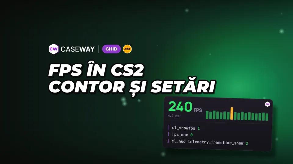 FPS în CS2: cum activezi contorul, comenzi și setări grafice