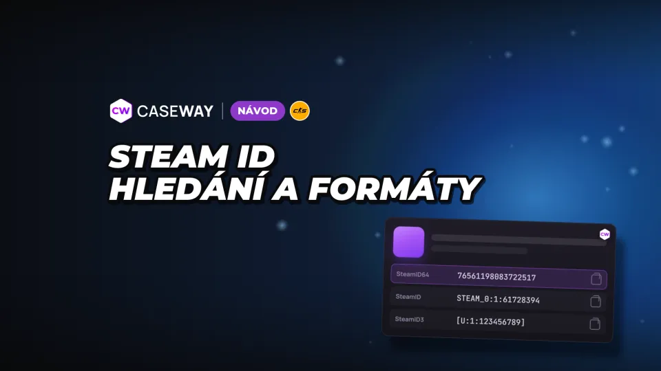 Steam ID: co to je, kde najít vlastní i cizí, SteamID64 a SteamID3