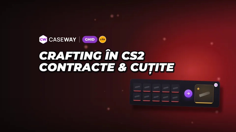 Craft în CS2: contracte de îmbunătățire, cuțite, mănuși și abțibilduri
