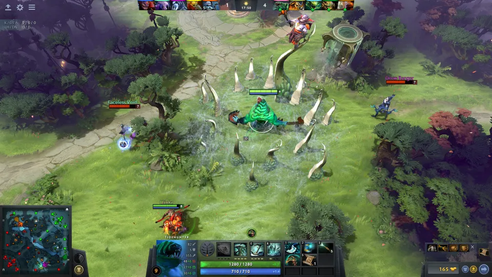 Habilidade Devastar do Tidehunter no Dota 2