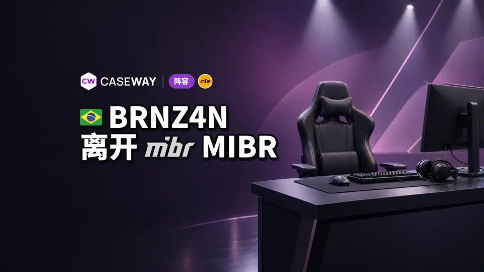 brnz4n 离开 MIBR，结束 5 年效力生涯
