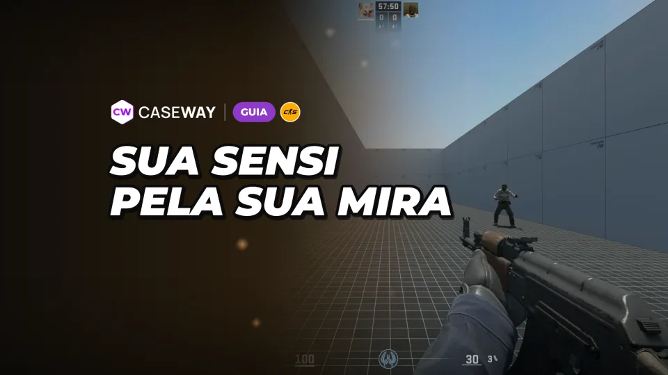 Como ajustar a sensibilidade no CS2 com o mapa Sensitivity Finder