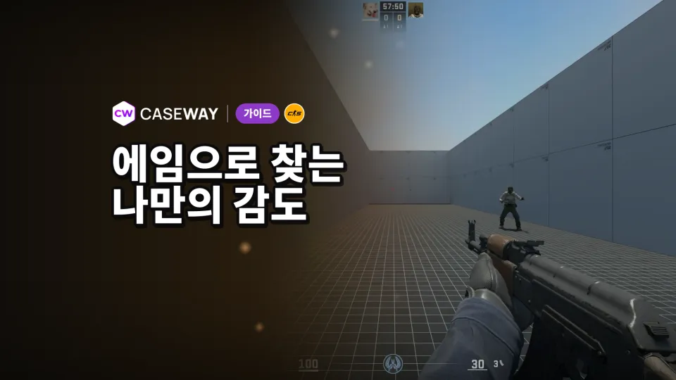 CS2 Sensitivity Finder 맵으로 감도 찾기