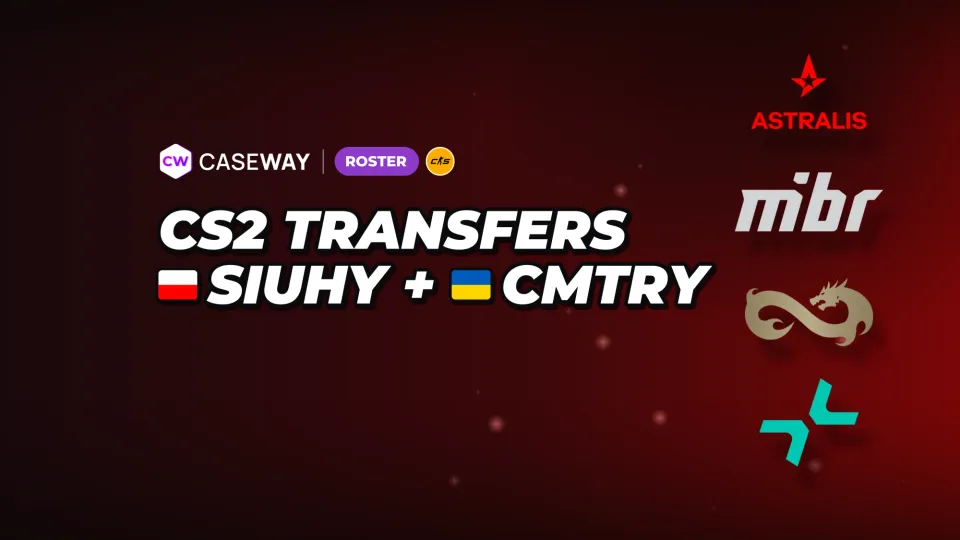CS2 transfers this week: siuhy and cmtry join Astralis, plus more roster moves