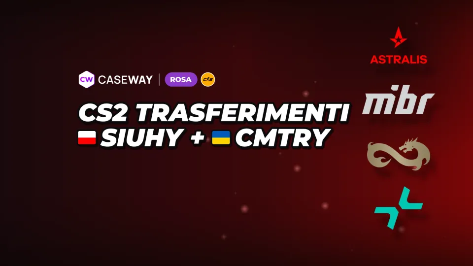 Trasferimenti della settimana: siuhy e cmtry in Astralis e altri cambi