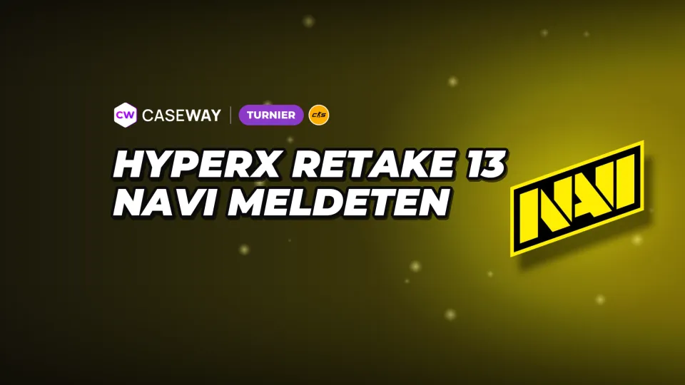 Natus Vincere melden sich trotz Terminkollision für die HyperX Retake Season 13 an