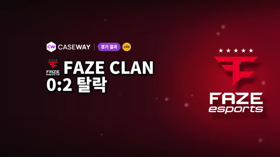 FaZe Clan, BC.Game에 0:2 패배하며 DraculaN Season 7 탈락