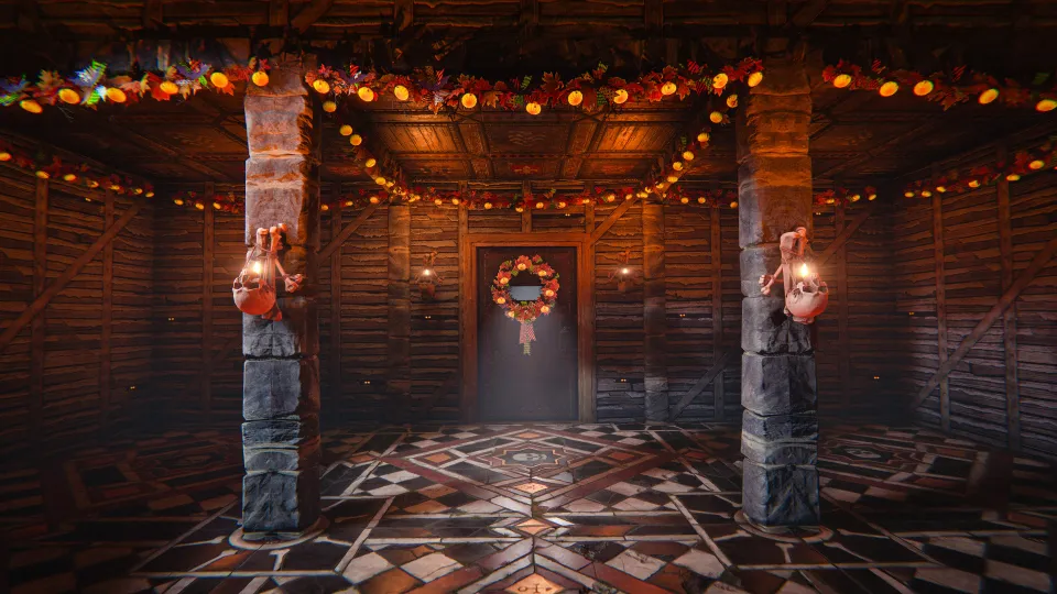 Coleção limitada de Halloween de Rust 2026: papel de parede, luminária de caveira e fantasia inflável de alienígena
