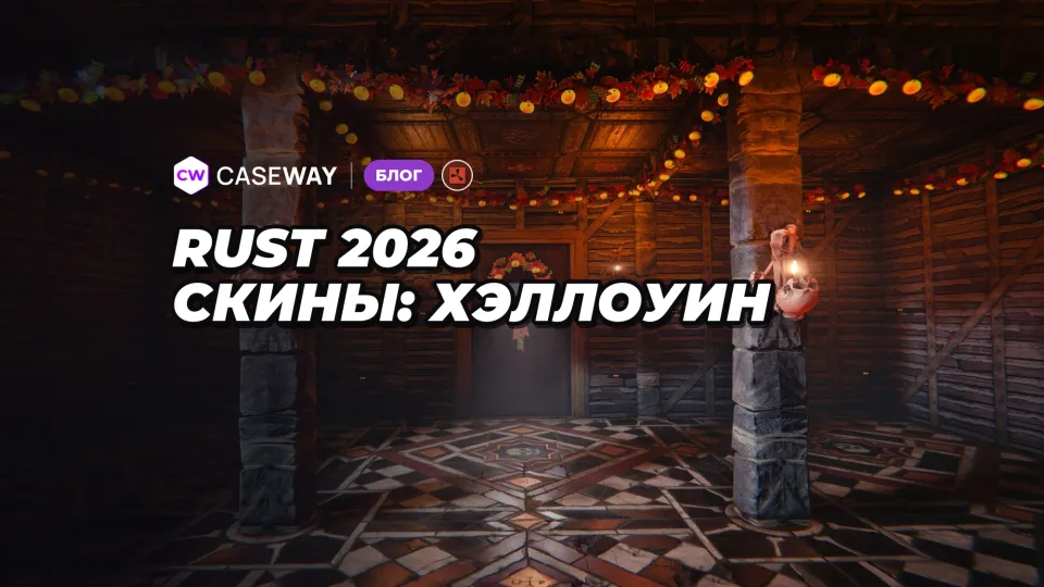 Хэллоуинские скины Rust 2026: обои, лампа-череп, костюм пришельца и Spooky Decor Bundle