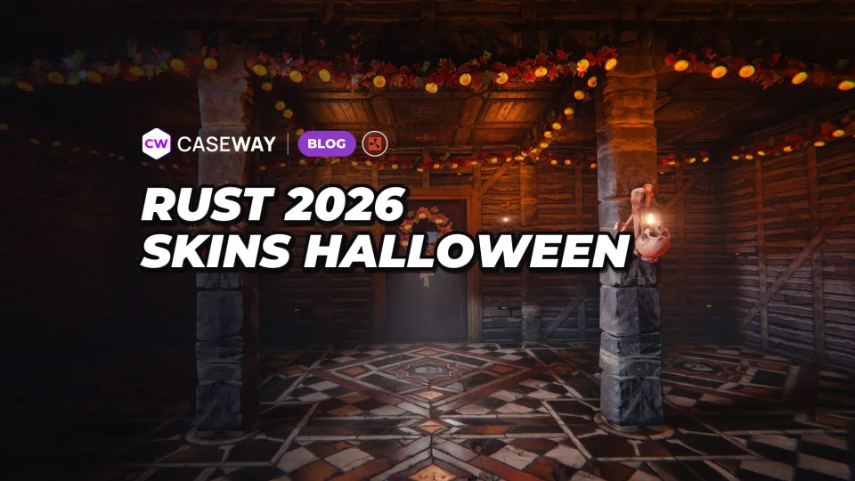 Skins Halloween Rust 2026 : papiers peints, lampe crâne, costume alien et Spooky Decor Bundle