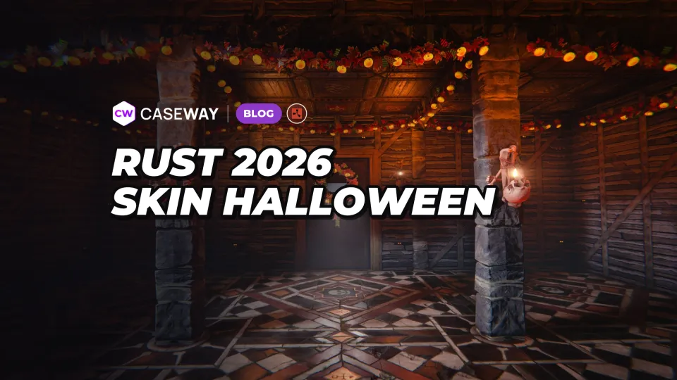 Skin di Halloween di Rust 2026: carta da parati, lampada a forma di teschio, costume da alieno e Spooky Decor Bundle