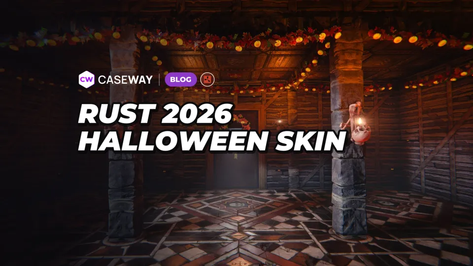 Rust Halloween 2026 skinleri: duvar kâğıtları, kafatası lambası, uzaylı kostümü ve Spooky Decor Bundle