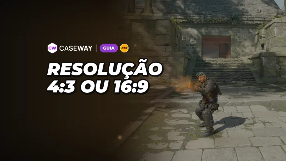 Resolução no CS2: 4:3 esticado ou 16:9? O que escolher e como esticar a tela