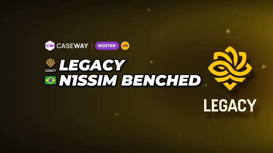 ksloks replaces n1ssim on Legacy through the end of the season