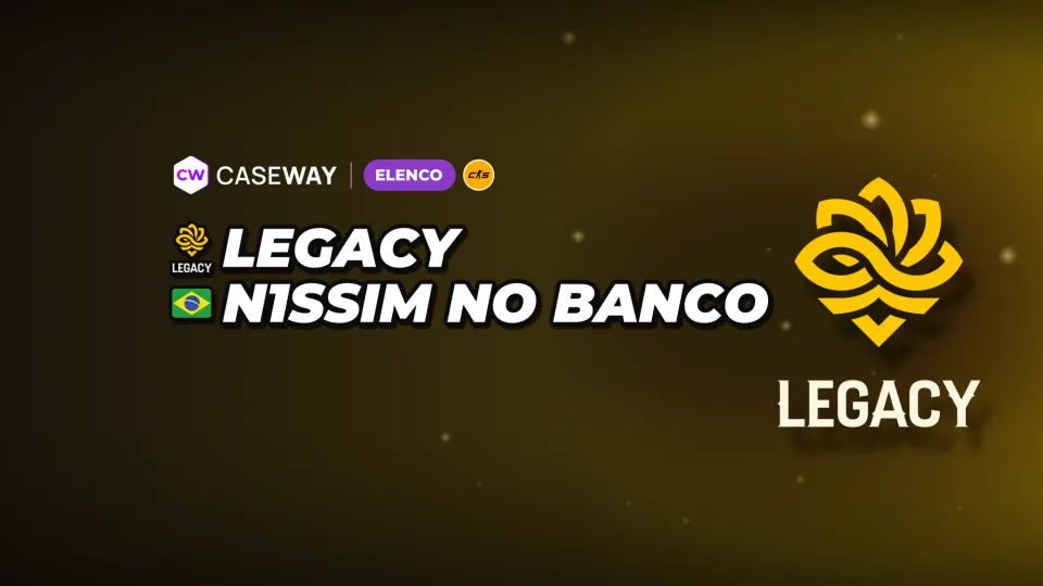 ksloks substitui n1ssim na Legacy até o fim da temporada