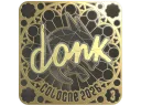 Наклейка | donk (золотая, итоговая) | Кёльн-2026