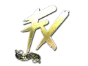 Aufkleber | Fluxo (Gold) | Paris 2023