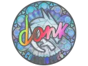 Наклейка | donk (голографическая) | Кёльн-2026