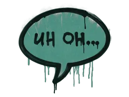 Uh Oh (Frog Green)