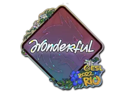w0nderful (třpytivá)