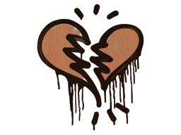Broken Heart (Tiger Orange)