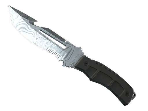 Cuchillo de supervivencia | Acero de damasco