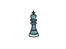 Chess King (Wire Blue)