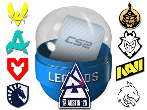 Cápsula de pegatinas de leyendas de Austin 2025