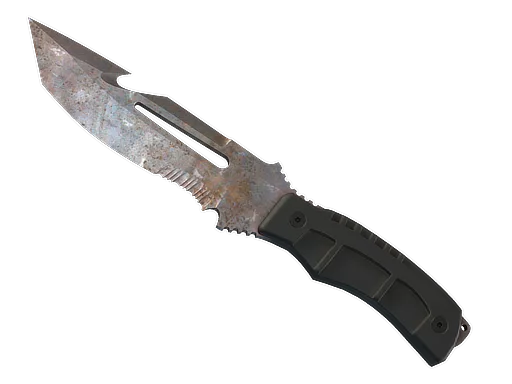 Cuchillo de supervivencia | Capa de herrumbre