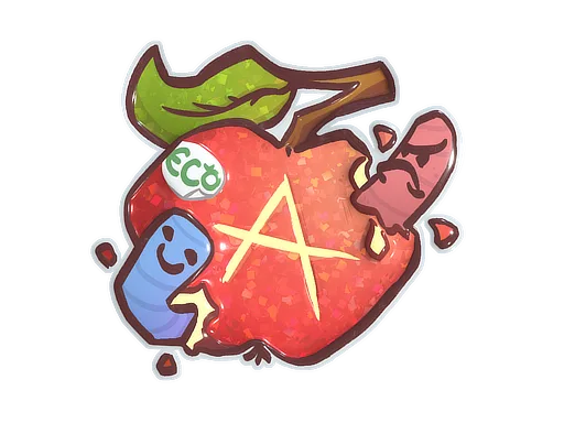 Apple A Day (Glitter)