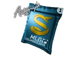 Capsula con autografo | Splyce | MLG Columbus 2016