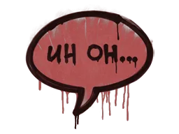 Uh Oh (Blood Red)