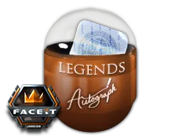 Autogrammkapsel | Legenden | London 2018