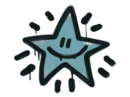 Shining Star (Wire Blue)