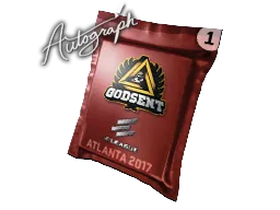 Autogrammkapsel | GODSENT | Atlanta 2017