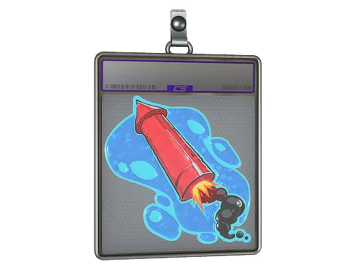 Big Red Rocket (Glitter)