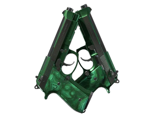 Dual Berettas | Malachite polie