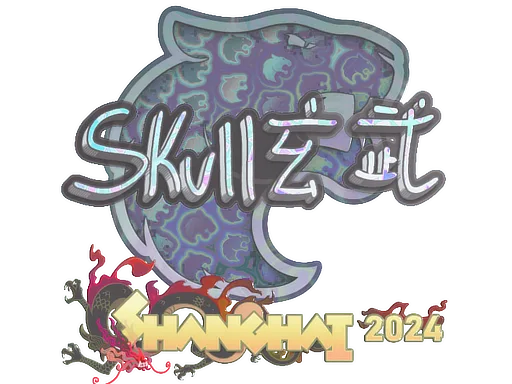 skullz (holografická)