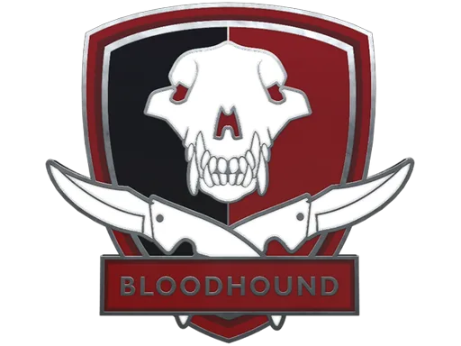 Anstecknadel: Bloodhound