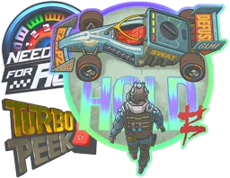 Collezione di adesivi Corse automobilistiche