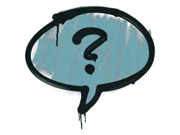 Question Mark (Wire Blue)