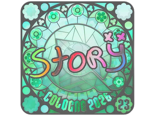 story (holografická s umístěním)