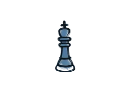 Chess King (Monarch Blue)
