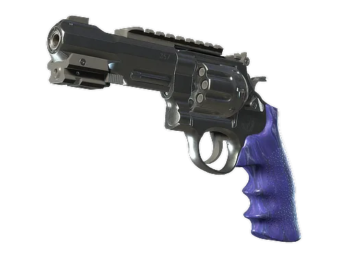 Révolver R8 | Poignée cobalt